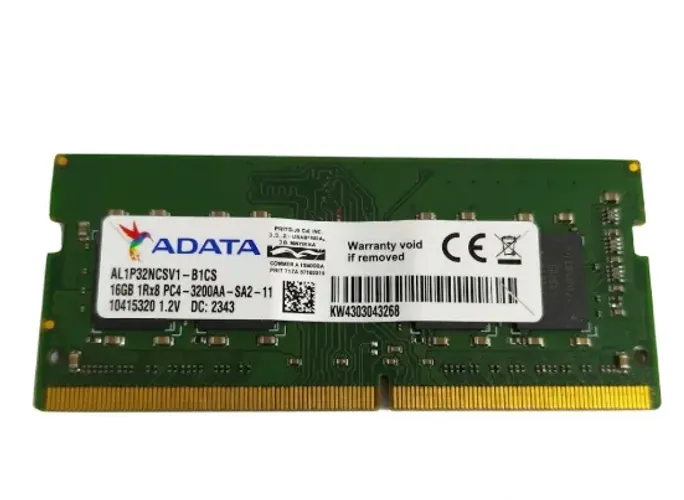 Memória RAM DDR4 16GB ADATA 3200MHz para Notebook - Estado Excelente