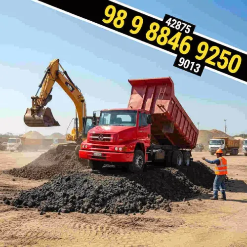 Carrada d aterro, pedras, areia, barro, entulhos, matacao etc.. Disk Carrada