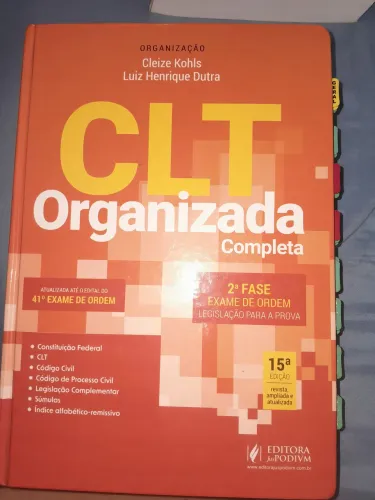 CLT ORGANIZADA COMPLETA