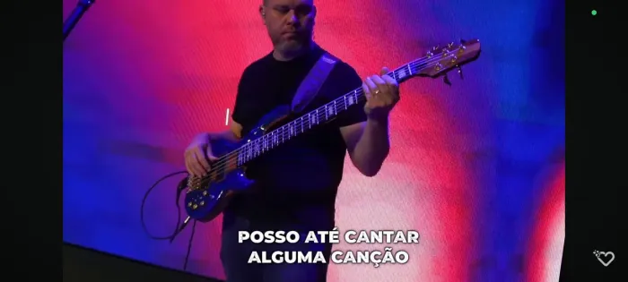 Baixo Da Cruz King Blue 5 Cordas - Luthieria Artesanal (Handmade)