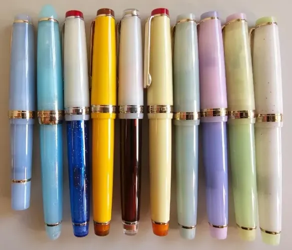 10 Canetas-Tinteiro Jinhao + 7 Tintas Monteverde e Hongdian