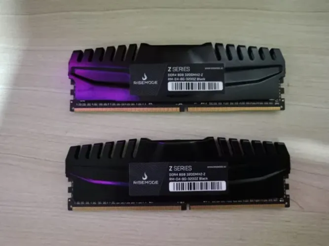Memoria Ram 16GB (2x8gb) DDR4 3.2mhz RISE MODE Z SERIES BLACK