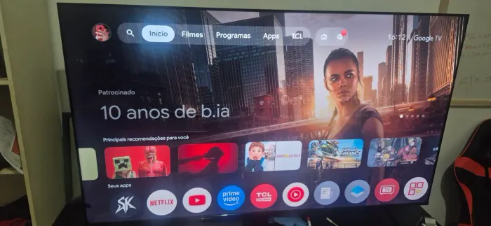 Smart TV TCL 65? P7K QLED 4K Google TV - 65P7K