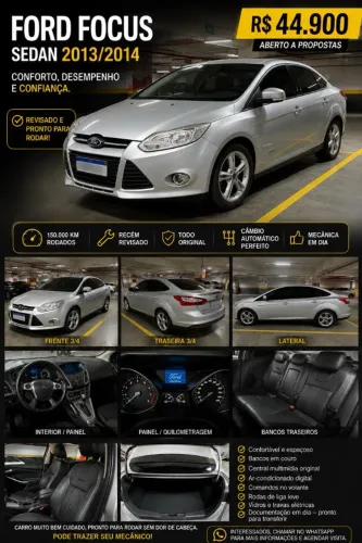 Ford Focus Sedan 2.0 16v/2.0 16V Flex 4P Aut. 2014