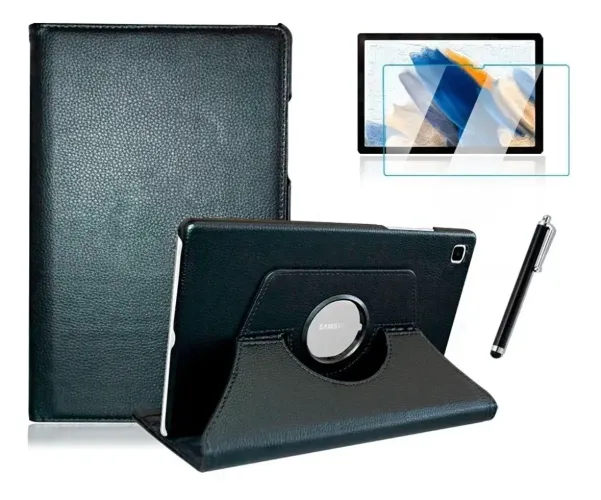 Capa Giratória tablet Galaxy A8 11 polegadas + Película e caneta touch