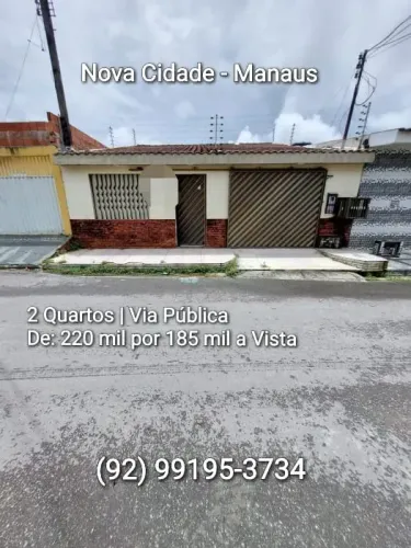 NOVA CIDADE COM 2 QUARTOS EM VIA PÚBLICA LEIA O ANÚNCIO