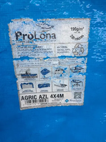 Lona 4x4 330 micras 190 g