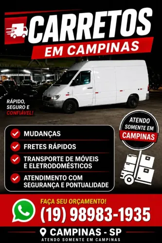 Carretos à partir de 150$