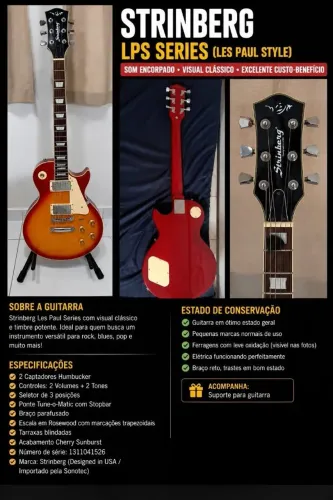 Guitarra Les Paul Strinberg 
