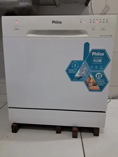 Lava-Louças Philco PLL08B 8 Serviços - 220V - Excelente Estado!<br>