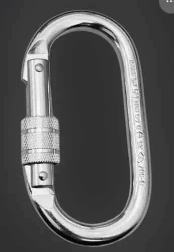 5 Mosquetões Oval Ultra Safe