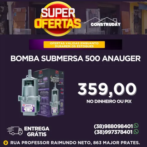 Bomba Submerça Anauger 500