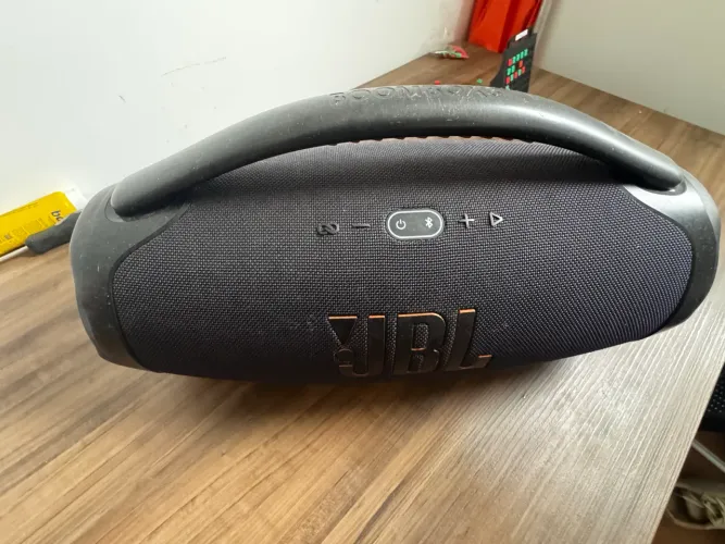 JBL Boombox 3 Original - Som Potente, Bateria Excelente e 100% Funcionando