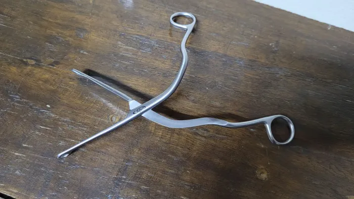 Pinça De Magill Adulto Em Aço Inox Safer Instrumental