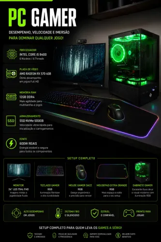 Pc Gamer Completo top 