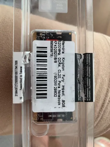 Memória Notebook 8GB Kingston Fury 