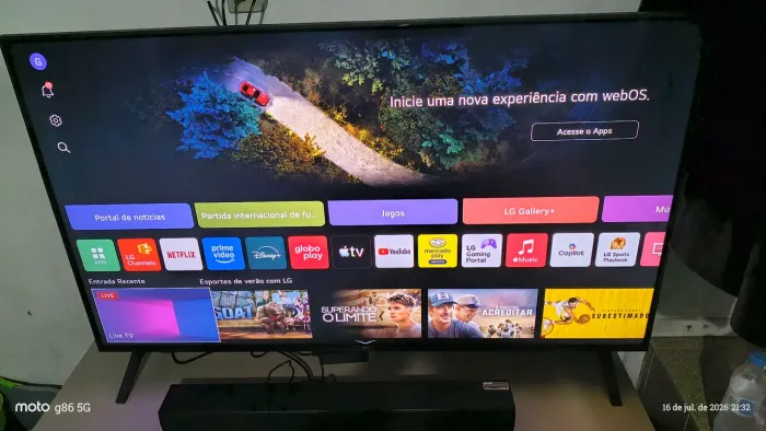 Smartv LG 55 polegadas 