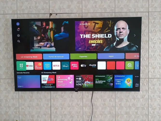 Tv LG 50 polegadas smart 4k Alexa comando de voz Bluetooth Xbox jogos 