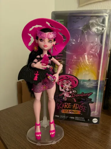 Draculaura Monster high Scare Adise island completa