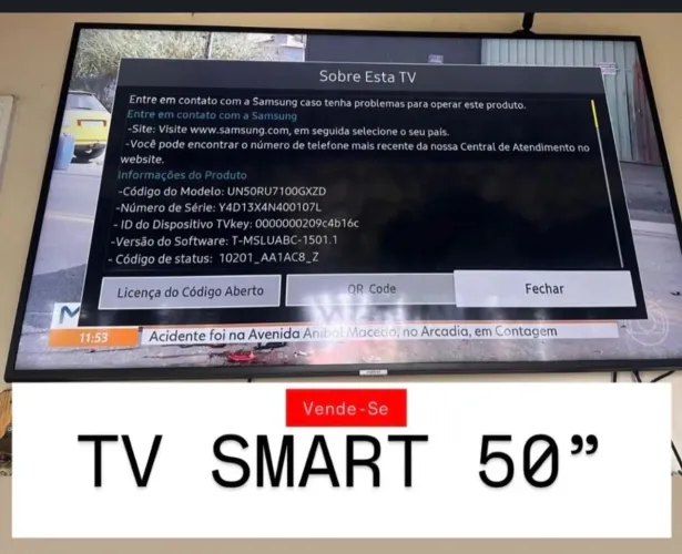 Smart tv samsung 50 polegadas 4k