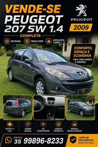 Peugeot 207 SW XR Sport 1.4 Flex 8V 5P 2009