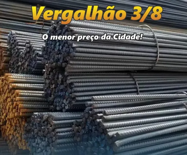 VERGALHÃO 3/8 MAIS BARATO!!!