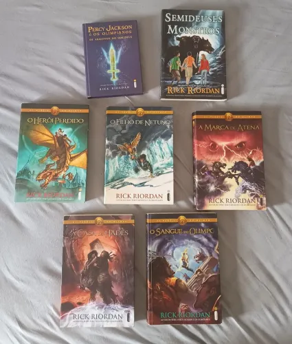 Kit Completo - Os Heróis do Olimpo + Semideuses e Monstros + O arquivo dos semideuses