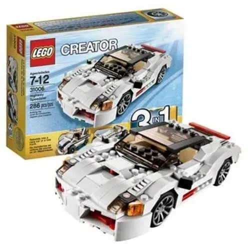 LEGO Creator Carros de Alta Velocidade 31006 - 286 Peças
