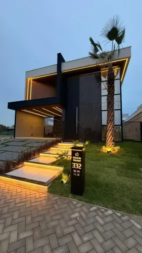Locação de Casa No Alphaville 4 - Casa Com Ambientes Entregues Projetados, Mobiliados E
