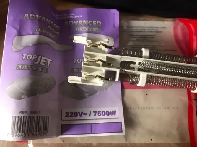 Resistência 30356F Advanced Top Jet Eletrônico 220v 7500w Nova