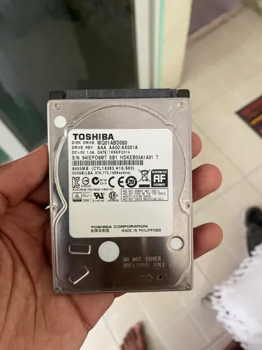 HD Toshiba 500GB 2.5 SATA