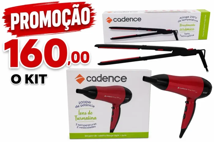 Secador de cabelo + prancha