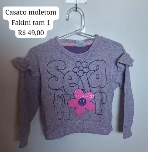 Moletom infantil NOVO