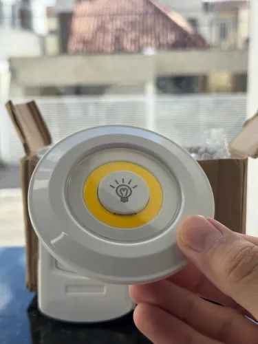 Kit 4 lâmpadas de embutir com controle remoto
