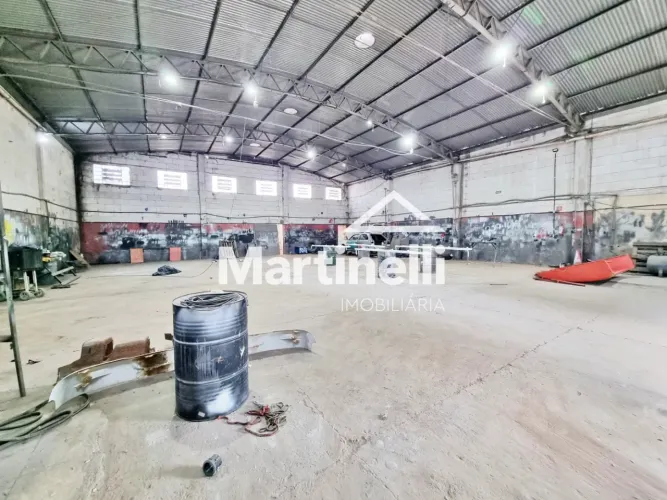 Galpão comercial para locação no Bairro Jardim do Trevo, próximo à Rodovia Anhanguera - Ri