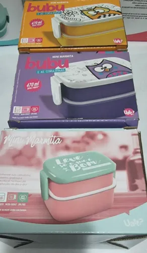 MINI MARMITA COM GARFINHO - 470ml - $ 35,00 - NÃO FAÇO ENTREGAS.