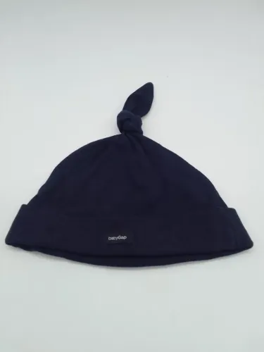 Gorro Touca Bebê Azul Marinho Original Baby Gap Tam 3 meses