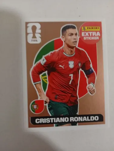 CRISTIANO RONALDO BRONZE - figurinha da copa 