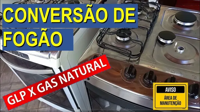 Técnico fogão conversão de gás GLP para natural  profissional 