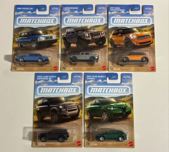 Set Matchbox European Series II