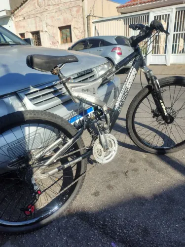 ? Maxsteel MTB Aro 26 Full Suspension - Bike Anos 2000 - Freio a Disco