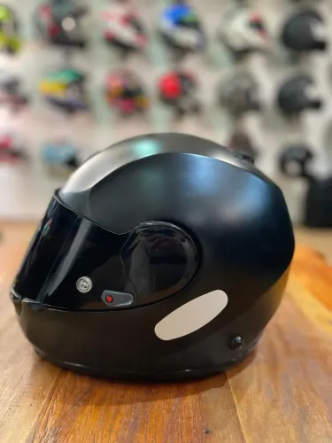 Capacete Dainese Preto Fosco Viseira Fumê Esportivo