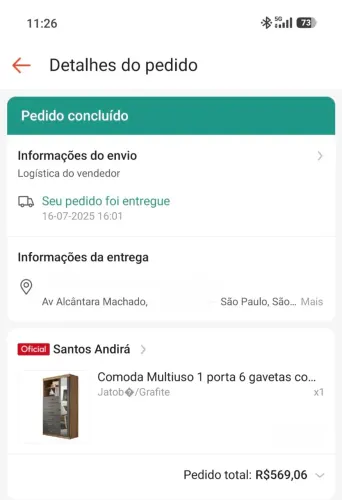 Cômoda Multiuso 1 porta 6 gavetas