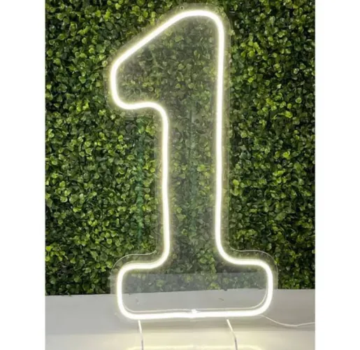 Número 1 Led 70cm