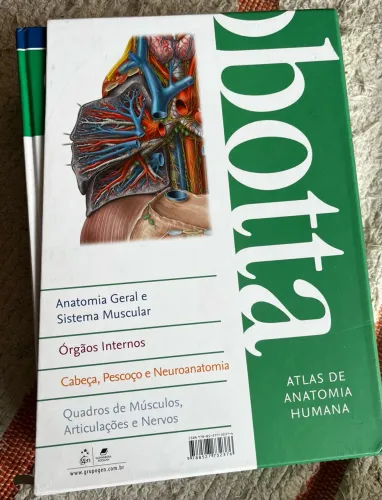 Box livros Sobotta Atlas de Anatomia Humana (4 livros)