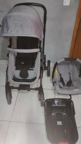 Carrinho de bebê completo 3 peças
