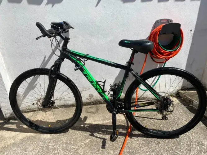 Bicicleta Aro 29 Trust - Freio a Disco, Suspensão + Kit Completo
