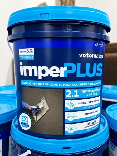 VOTORANTIM ImperPlus 3,6 Litros - Impermeabilizante 2 em 1