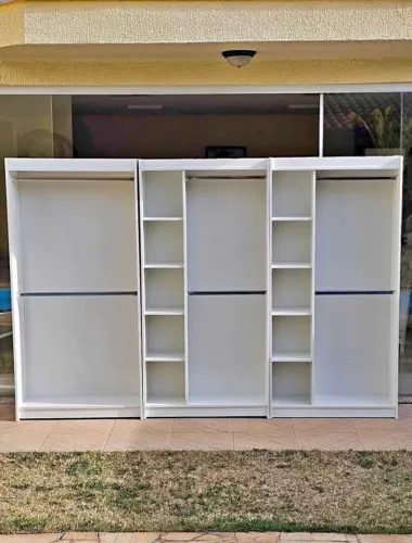 Cabideiro duplo - Modulos para closet MDF 