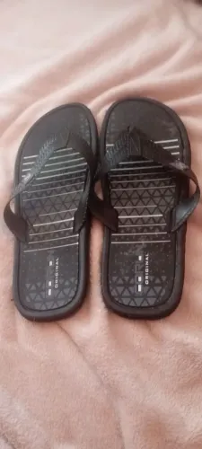 Chinelo Masculino Novo Preto Nº 43/44 - Confortável e Resistente